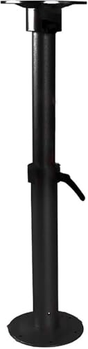 Adjustable Table Pedestal for RV & Marine - Detachable Aluminum Alloy Leg Base with 17.8-29 Inch Height Range for Boats, Yachts & Campers