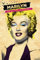 Monroe, Marilyn - Paint - Filmposter Kino Movie Foto Marilyn Monroe - Grösse 61x91,5 cm + 2 St Posterleisten Kunststoff 62 cm transparent