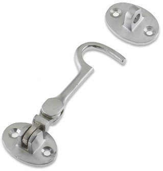 Cabin Hook 75mm Satin Chrome From The Door Handle Store
