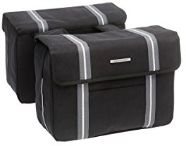 New Looxs Bolzano Double Gepäckträgertasche, Black, 36 x 26 x 15 cm