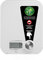 Macom Just Kitchen 868 Smart Scale Balance électronique pour Aliments sans piles, Blanc