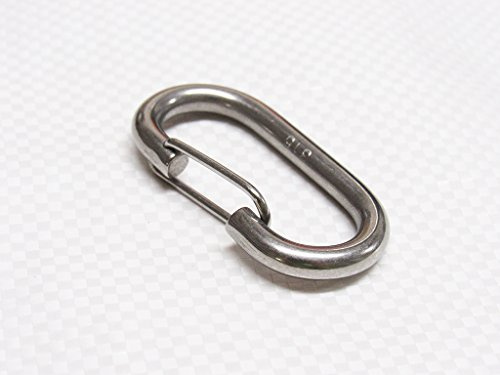 Stainless Steel Chain Link with Safety Catch 4MM