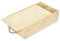 Creative DECO Caja Madera Vino | Tapa Deslizante y Cuerda | 2 Botellas | 35 x 21 x 11 cm | Perfecta para Regalo Decorar Decoupage Almacenamiento Decoración Manualidades