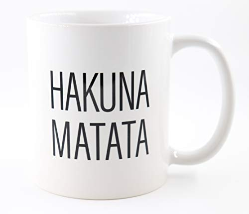 PICSonPAPER Tasse Hakuna Matata, Kaffeetasse, Keramiktasse, Tasse mit lustigem Spruch