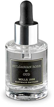 Cereria Molla 1899 Bulgarian Rose & Oud Duftöl für Diffusor 30ml Flasche Zerstäuber, BR3024