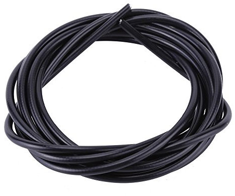 Bicycle Rear Derailleur Cable Tube Shifter Cable Protector Cable Cover Stainless Steel Road and Mountain Bike Shifter Cables (Black)
