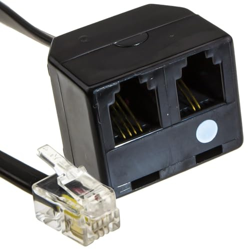 kenable Headset Buddy Training Adapter 2X RJ10 Buchsen 4p4c & 4P2C Listen Nur Buchse [4P4C & 4P2C Listen Only]