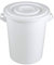 Cubo de 35 litros con Tapa Recipiente de Agua Universal Apto para Alimentos Recipiente para Alimentos Recipiente Industrial Recipiente Multiusos de plástico