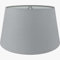 Wogati® Premium Lampenschirm E14/E27 Baumwolle | Grau, Größe: XL | Stehlampe + Hängelampe + Tischlampe