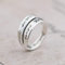 Einstellbare Ring Frauen,S925 Sterling Silber Retro Englisch Pfeil Einfach Stilvoll Verstellbar Open Knuckle Schwanzring Finger Joint Zehenring Schmuck Für Frauen Mädchen Geschenk Hochzeit Mutter