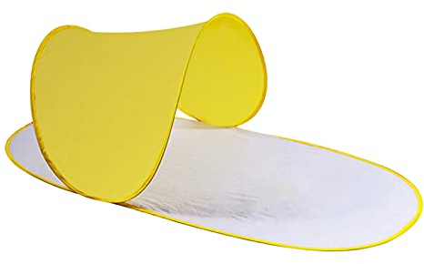 UV-Schutz 50+ Pop up Strandmuschel Automatisches Strandzelt mit Ausziehbarer Boden Familien Portable Baby Beach Zelt in Outdoor Tragbar Wurfzelt (B)