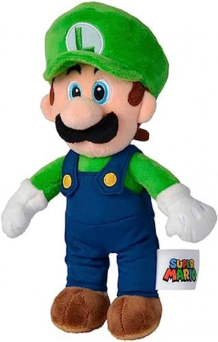 Simba Toys Luigi Plüschtier, geeignet ab den ersten Monaten, 20 cm