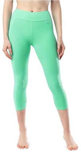 Merry Style Legging 3/4 Tenue Sport en Coton Femme MS10-430 (Menthe, S)