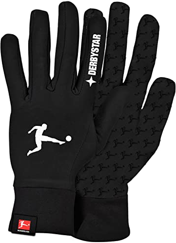 Derbystar Jungen Bundesliga v22 Fingerhandschuhe, Schwarz, 5