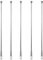 Micro Lab Sampling Reagent Spoon, 5PCS 20cm 2 In 1 Lab Spoon Spatula Metal Laboratory Double Head Mixing Spatula For Powders, Gel Cap, Lab Supplies