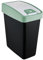 keeeper Cestino Premium con Coperchio Ribaltabile, Soft-Touch, 25 L, Magne, Nordic Green (Verde)