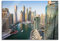 Pixxprint Glasbild, Wandbild aus Echtglas, Dubai Metropole, 100x70 cm, inkl. Aufhängung und Abstandshalter