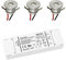 VBLED 3er-Set Smart Home LED Aluminium Mini Einbaustrahler deckenleuchte 1W Spot mit Zigbee LED Trafo