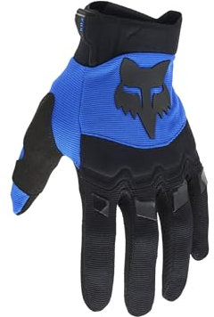 Fox Racing Dirtpaw Glove - Gepolsterte Knöchel, Gepolsterte Handfläche, Flex-Komfort, Klettverschluss, Stretch für maximale Beweglichkeit, High Performance - Farbe: Blue, Größe: XL