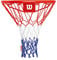 Wilson NBA Basketballkorb - Basketballkorb Outdoor Wandmontage mit pulverbeschichtetem Basketballring (Ø 45cm), Netz in den Offiziellen NBA Farben und passenden Befestigungsschrauben
