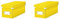Leitz Click & Store CD Aufbewahrungsbox, gelb, 60410016 (Packung mit 2)