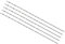 CoCud Mini Spiralbohrer Bohrer 1mm Bohrer Durchmesser 80mm Gesamt Länge Schnellarbeitsstahl Spiralbohrer Bit - (Anwendung: für Metall Plastik und Holzarbeiten) 5Stk