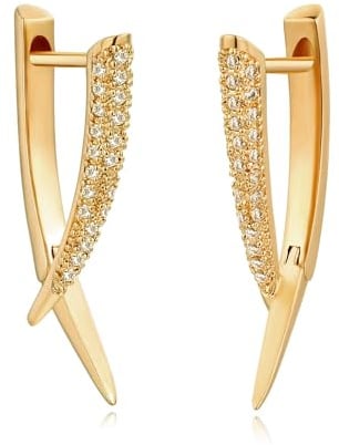 Jenosy Ohrringe Gold Damen Schleifen Ohrringe Damen Zarte Bow Ohrringe Creolen Mädchen Modische Leichte Knorpel Huggie Hypoallergene Ohrringe 18K Vergoldet Modeschmuck für Frauen und Mädchen