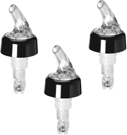 Set di 3 Versatori Per Bottiglie Dosatori, Misuratore di Vino Trasparente Da 30 Ml, Beccuccio Versatore Automatico Per Bottiglia di Vino Bevande Cocktail Alcolici Erogatore Automatico