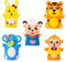 Toyvian 5 Sätze Handpuppe Selber Machen Partygeschenke Für Kinder Materialien Für Handpuppen Mach Deine Marionetten DIY Bastelbedarf Marionettenpuppen Für Kinder Tuch Tier Bastelmaterial
