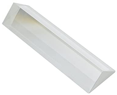 Dreieckiges Prisma aus optischem Glas, rechtwinkliges Prisma aus optischem Glas, dreieckiges Prisma for den Unterricht in Lichtspektrumphysik und Fotofotografie, Prisma, 10 x 10 x 20 mm, 30 x 30 x 100
