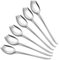tiokin Sporks - Juego de 6 tenedores de acero inoxidable 18/10 para ensalada, cuchara y tenedor multifunción para acampar en casa o de viaje