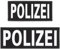 2 Stück Polizei Patches Reflektierende, Polizei Patches für Weste, Infrarot Reflektiv Abnehmbare Militär Polizei Ultra Klett-Patches für Rucksäcke Kleidung Taschen Uniform Weste Jersey Reisen Cosplay