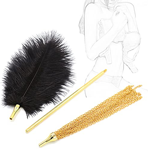 SM fouet sexe fouet érotique avec chatouilleur de plumes et fouet à chaîne amour plume clitoris culture flirt chatouilleur BDSM bondage fessée paddle récolte jouet sexuel érotique pour les couples