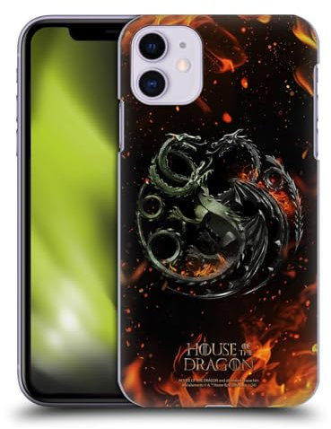 Head Case Designs Offizielle House of The Dragon: Television Series Krieg Der Drachen Staffel 2 Schlüsselkunst Harte Rueckseiten Handyhülle Hülle Huelle kompatibel mit Apple iPhone 11
