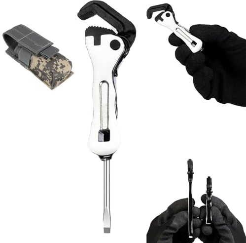 The Micro Stubby,Micro Stubby Wrench,2026 New Micro Self Adjusting Wrench, Micro Stubby Pipe Vise Wrench,Portable Multifunctional Wrench, Universal Size, 2 In 1 Wrench Tool For Tight Spaces (1)