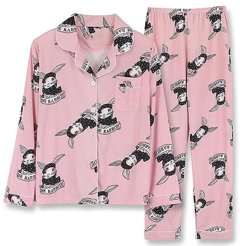 Pigiami Donna Manica Lunga Lungo Pigiama Aperto Davanti Invernale Caldo Pigiami Due Pezzi Con Bottoni Leggero Set Pigiama Cotone Curvy Comodo Pigiama Da Notte Autunnale Accogliente Per Casa E Casuale