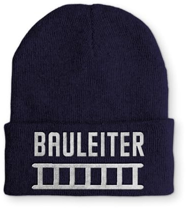 tshirtladen Beanie Bauleiter Wintermütze Mütze mit lustigem Spruch