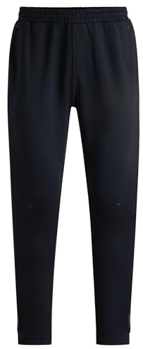 BOSS Herren Hicon Active Schnell trocknende Hose mit reflektierendem Logo Dunkelblau402 L