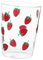 Cabilock Erdbeere Druck Glas Becher Design Teetasse Home Office Hochtemperaturbeständig
