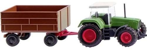 Wiking 096004 N Landwirtschafts Modell Fendt Favorit mit Anhänger