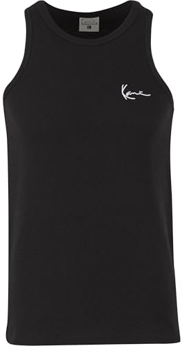 Karl Kani Chest Signature Essential Waffle Tanktop Black, S