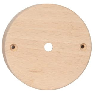 Zylindrische Rosette aus Naturholz Ø 95 mm