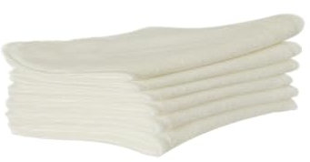 SUPVOX 6pcs Bamboo Fiber Diaper Pads Nappy Change Mat for Muslin Cloths for Boy