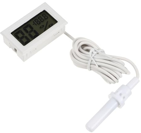 HEMOTON Digitales Hygrometer Mit Lcd-anzeige Für Innenräume Tragbares Messwerkzeug Zur Überwachung Von Temperatur Und Feuchtigkeitswerten Geeignet Für Zuhause Büro Und Lager
