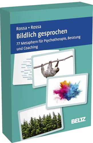 Bildlich gesprochen: 77 Metaphern für Psychotherapie, Beratung und Coaching. Mit 16-seitigem Booklet in stabiler Box, Kartenformat 9,8 x 14,3 cm (Beltz Therapiekarten)