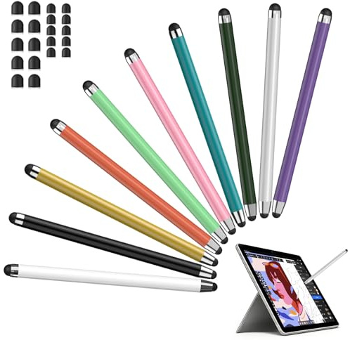 Styluslink 2-in-1 Touchscreen-Stifte 10 Stück, für alle Tablets und Handys