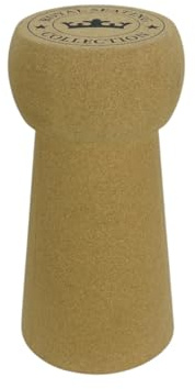 Woodkings Barhocker Corky aus Kork – Sitzhocker mit Metallkern für Theke, Tresen oder Bar – 70 cm Sitzhöhe