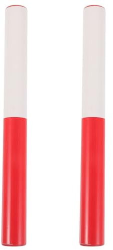 VOSAREA Bastones de Relevos de Plástico Abs 2 Piezas 30 Cm para Atletismo Escolar y Juegos de Pista al Aire Libre, Bastón Deportivo para Carreras de Relevos y Entrenamiento