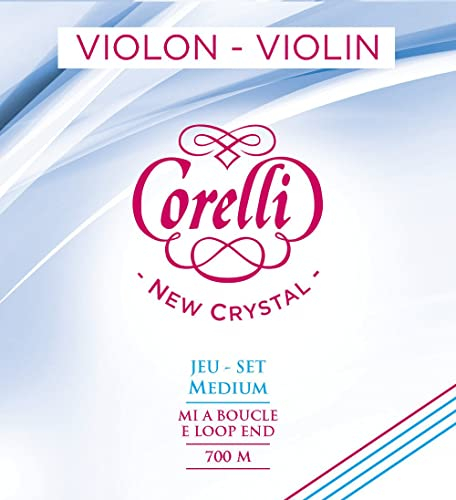 Corelli Cordes Violon Crystal Jeu avec boucle Medium 700M