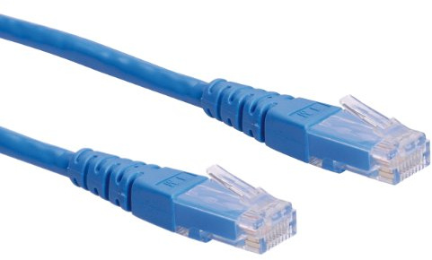 ROLINE Patchkabel Kat.6 (Class E) UTP, blau, 0,3 m